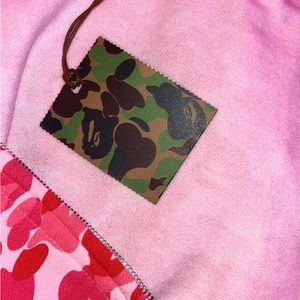 bape big abc camo shark wide full zip double hoodie